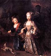 Frederick the Great as a child with his sister Wilhelmine antoine pesne